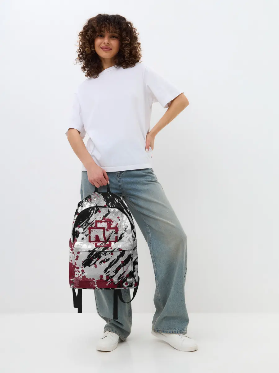 Рюкзак джинсовый / Rammstein