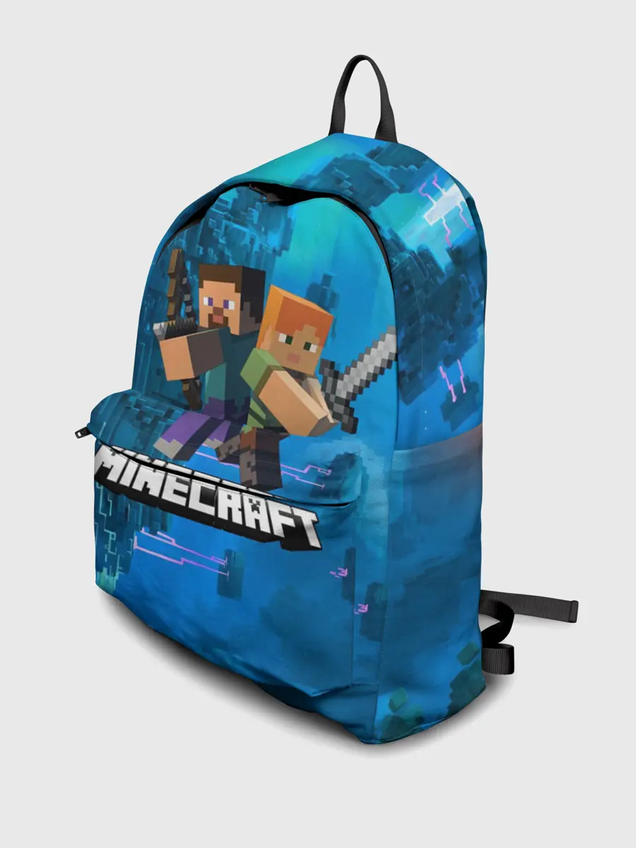 Рюкзак джинсовый / Minecraft / Майнкрафт