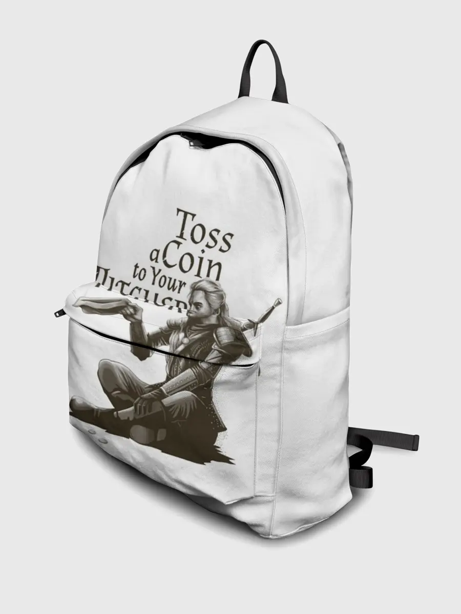 Рюкзак джинсовый / Toss a coin to your Witcher