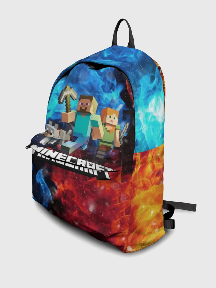 Рюкзак джинсовый / Minecraft / Майнкрафт