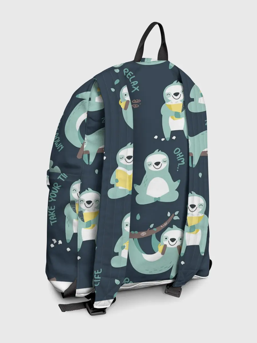 Рюкзак джинсовый / ленивцы