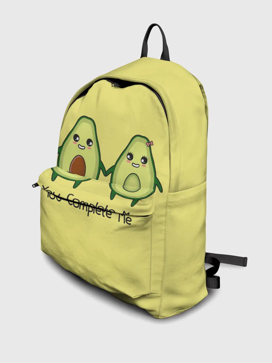 Рюкзак джинсовый / Авокадо