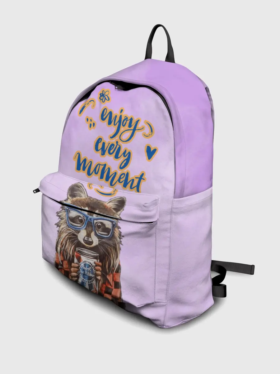 Рюкзак джинсовый / Енот