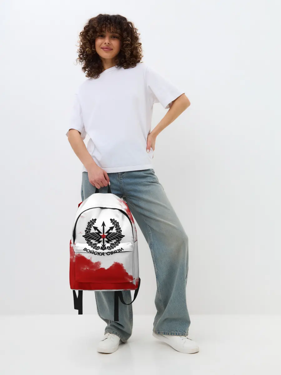 Рюкзак джинсовый / Войска связи