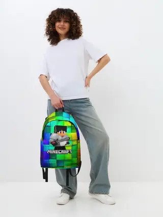Рюкзак джинсовый / Minecraft / Майнкрафт