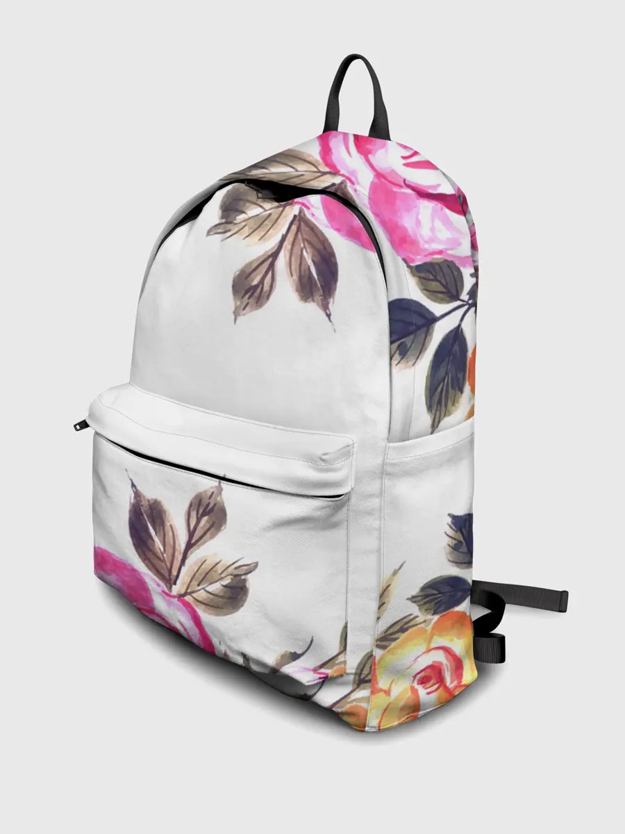 Рюкзак джинсовый / Розы