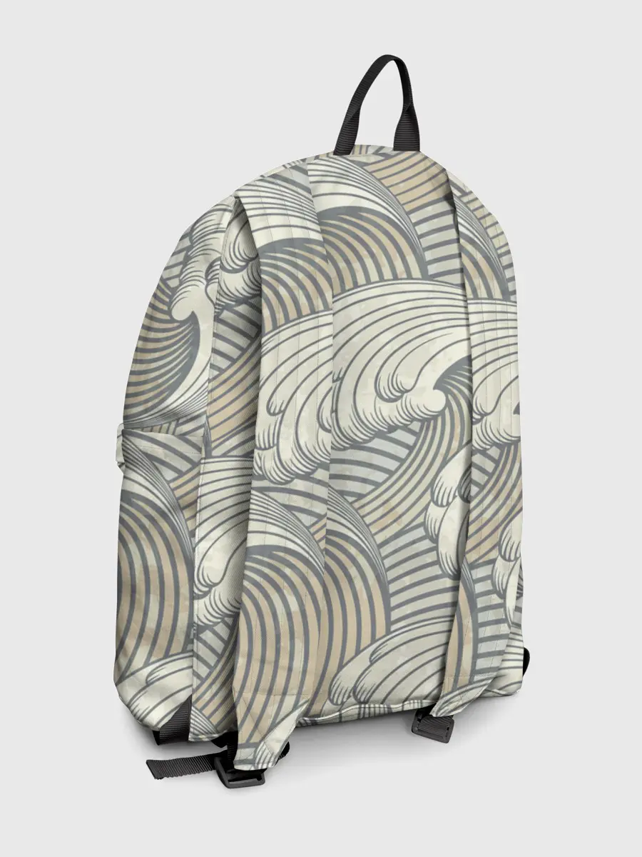 Рюкзак джинсовый / Арт волны