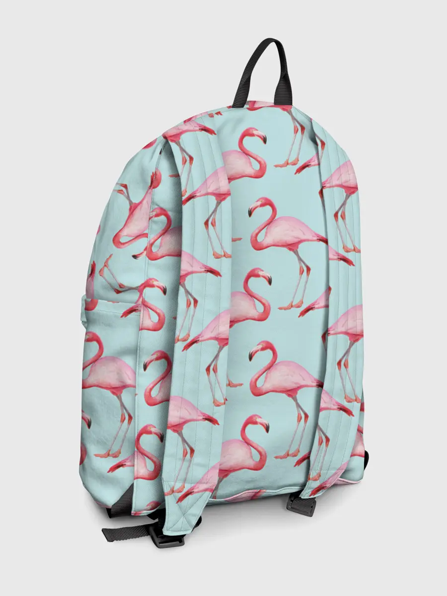 Рюкзак джинсовый / Фламинго.