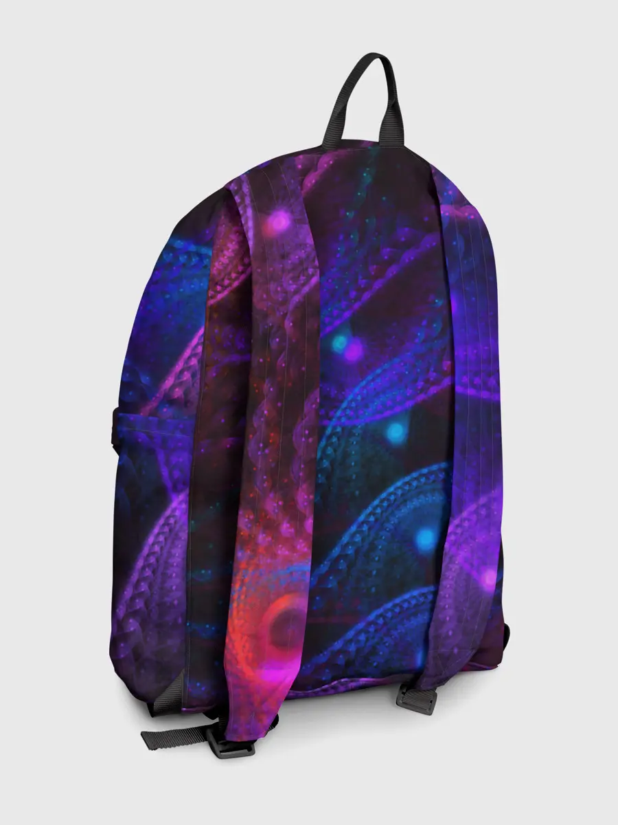 Рюкзак джинсовый / NEON FRACTAL