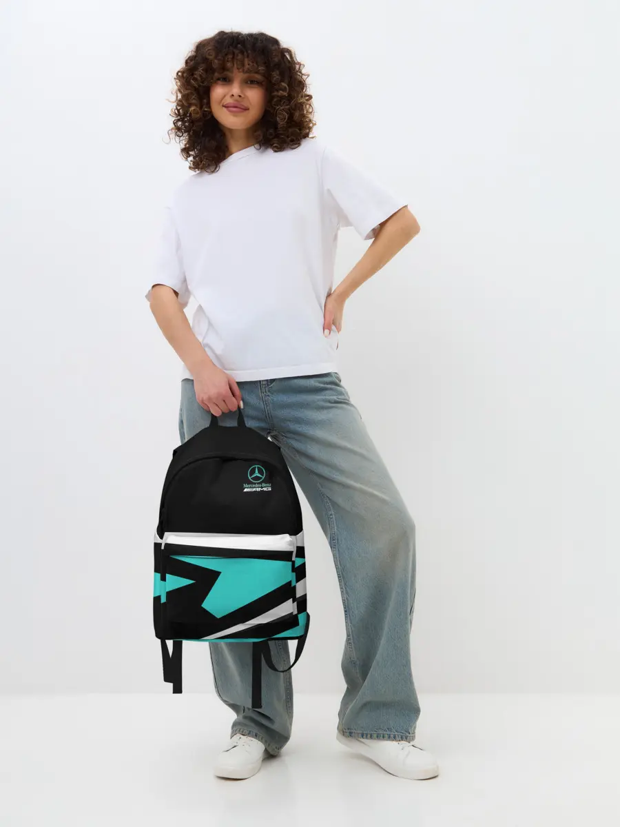 Рюкзак джинсовый / Mercedes-AMG