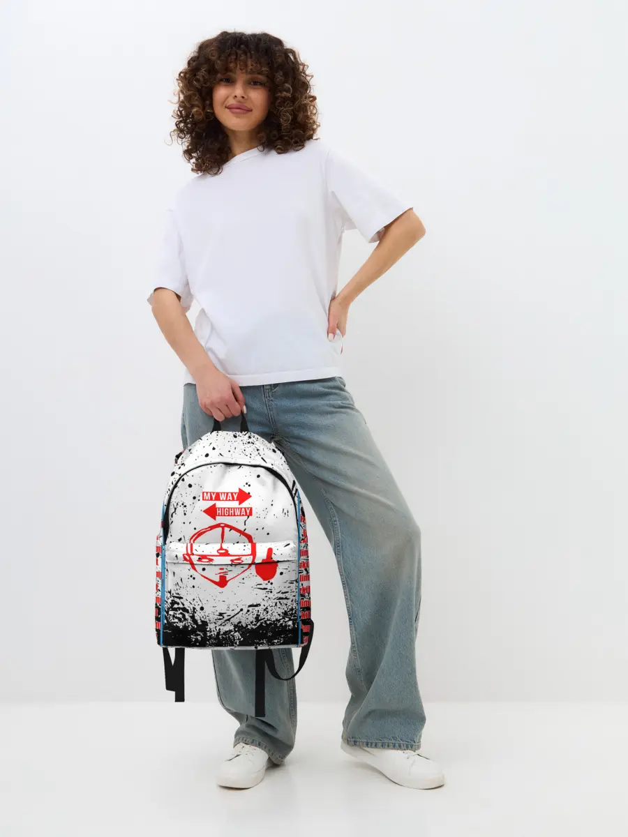 Рюкзак джинсовый / LIMP BIZKIT | ЛИМП БИЗКИТ