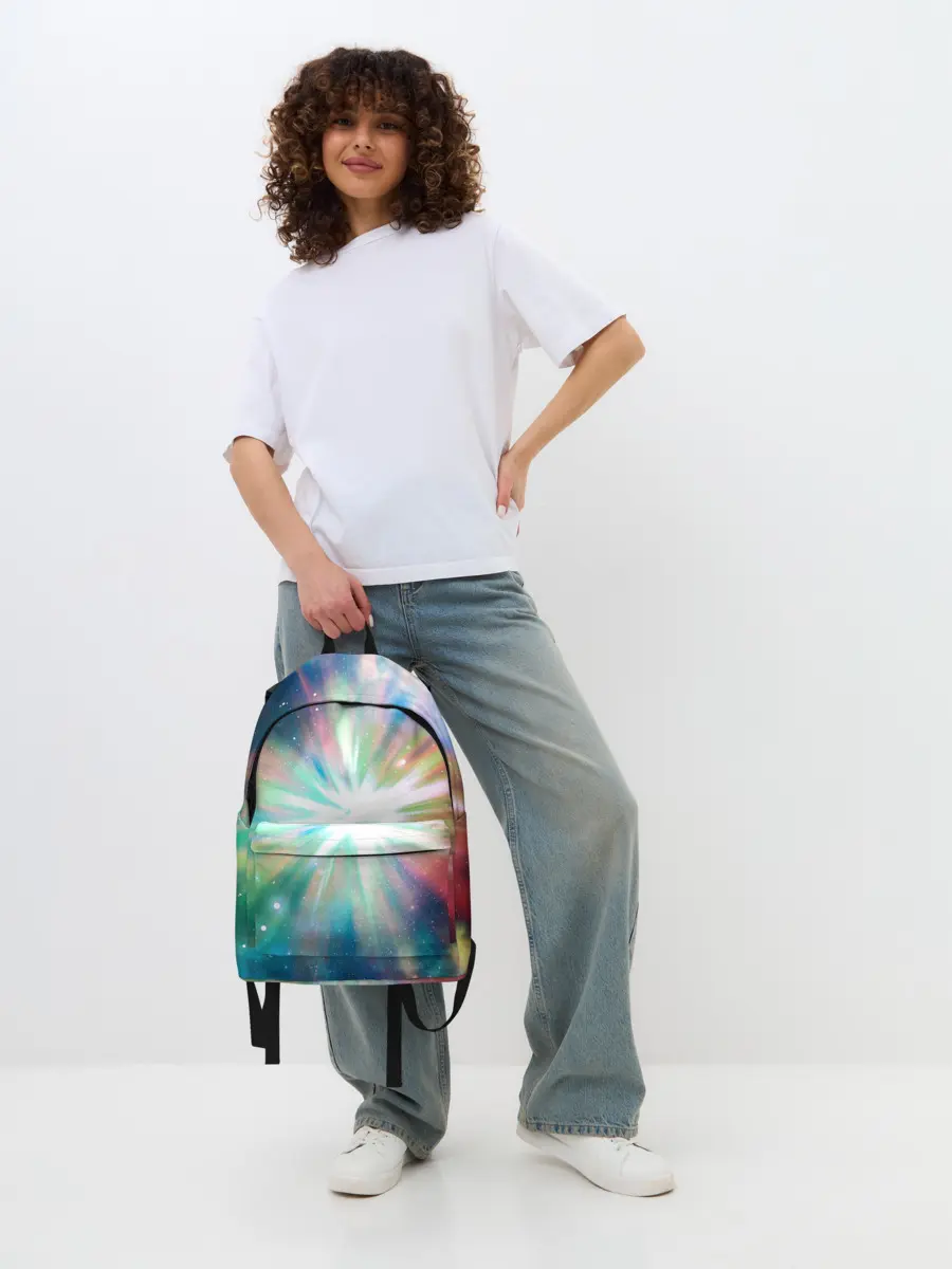 Рюкзак джинсовый / Космическая вспышка