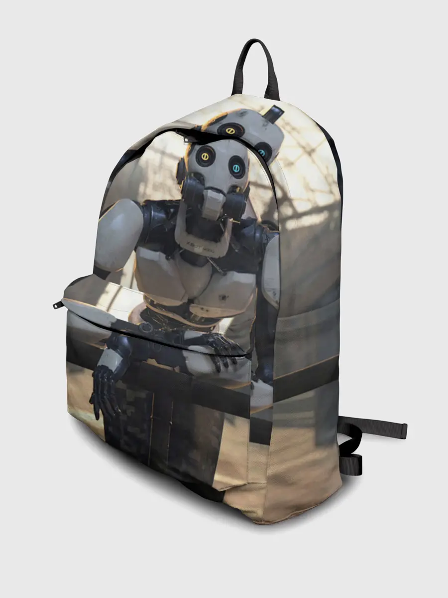 Рюкзак джинсовый / Любовь Смерть Роботы