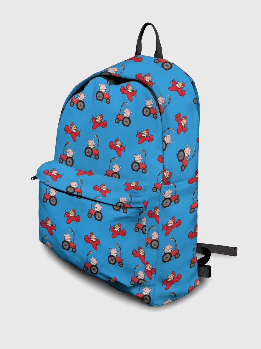 Рюкзак джинсовый / Поросенок Пётр