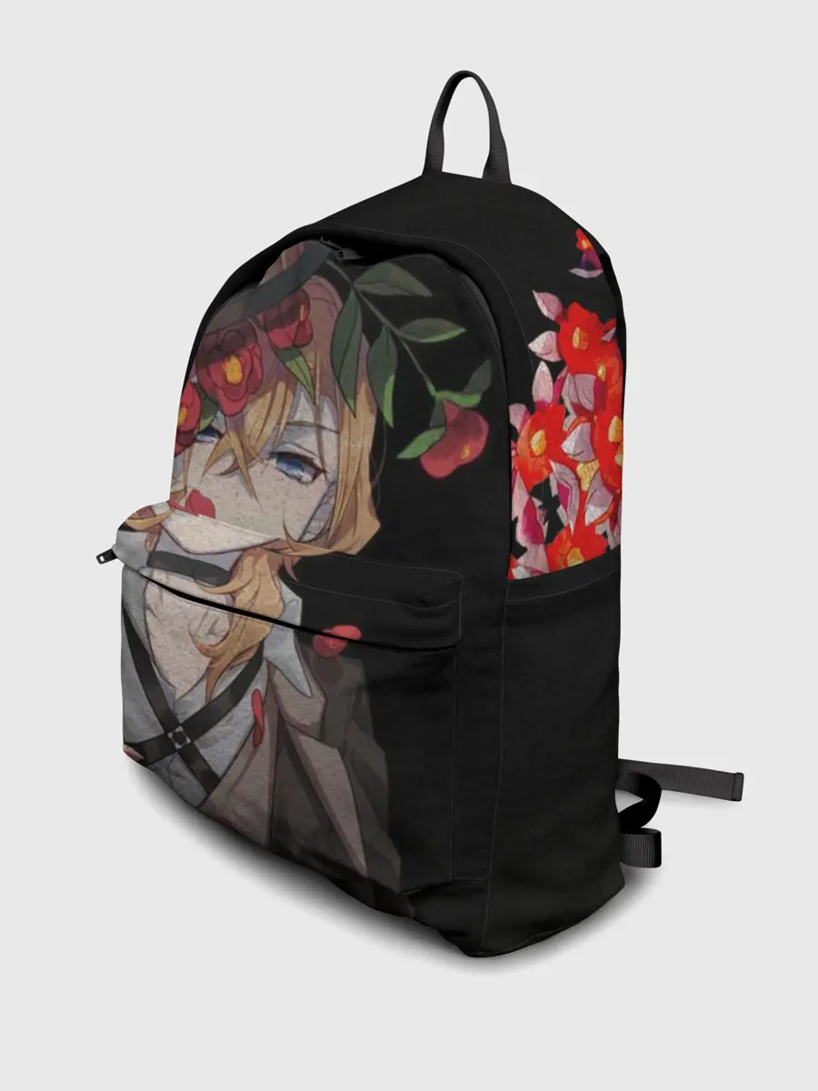 Рюкзак джинсовый / Чуя Накахара. ВЕЛИКИЙ ИЗ БРОДЯЧИХ ПСОВ