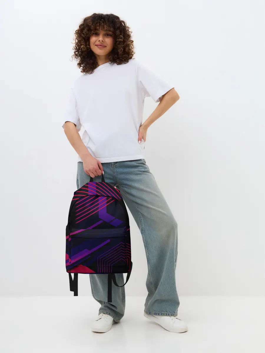 Рюкзак джинсовый / Modern Geometry