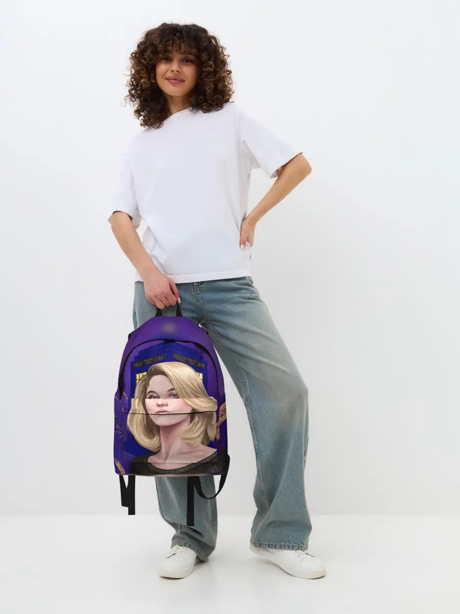 Рюкзак джинсовый / ДОКТОР КТО