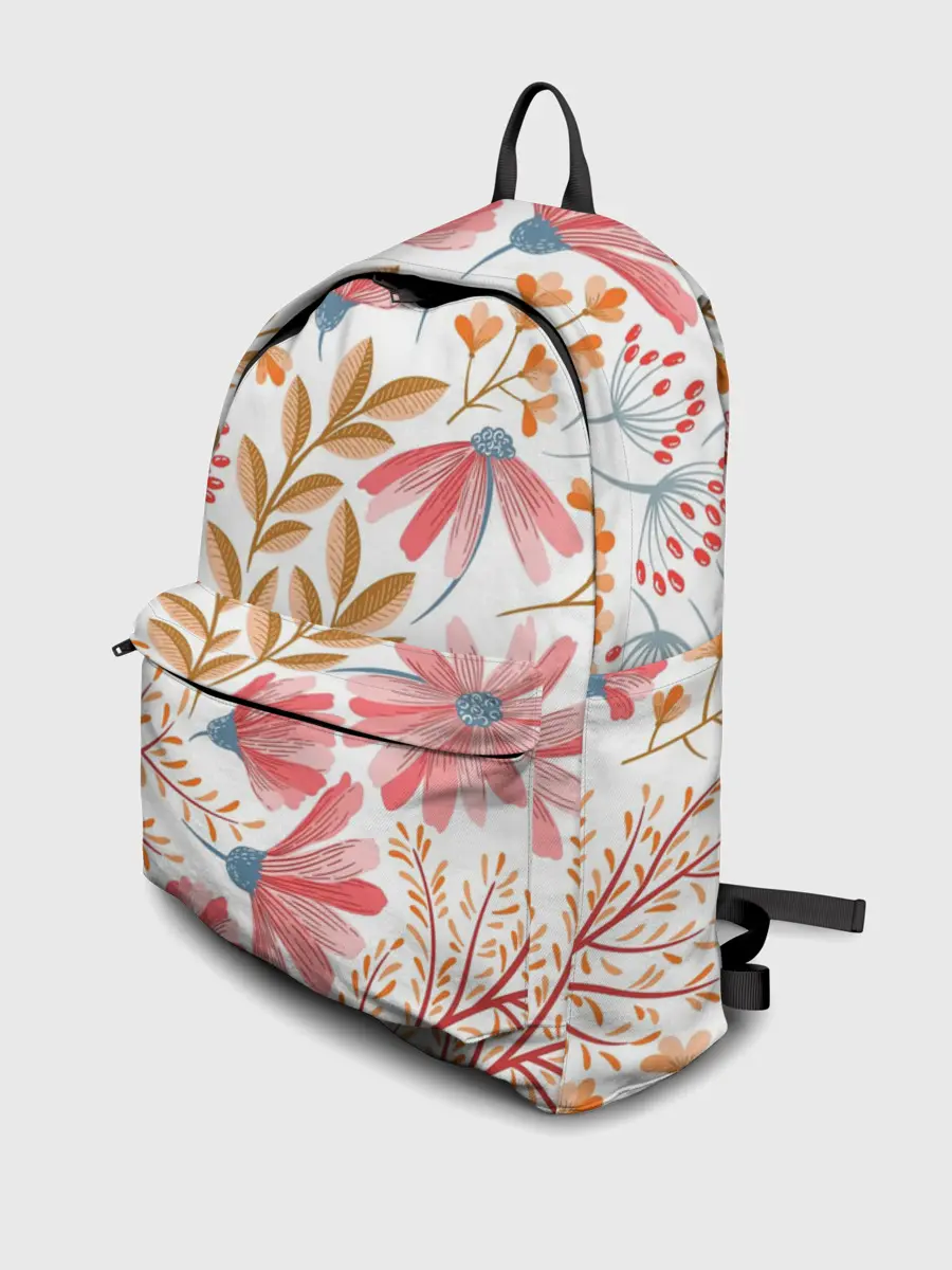 Рюкзак джинсовый / Цветы