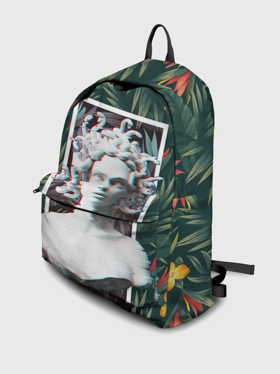 Рюкзак джинсовый / Медуза Горгона