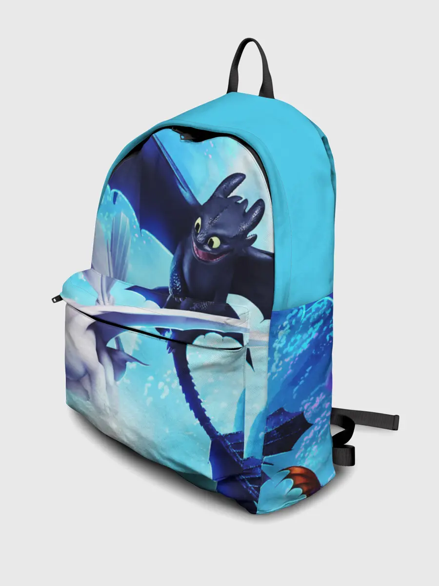 Рюкзак джинсовый / Как приручить дракона