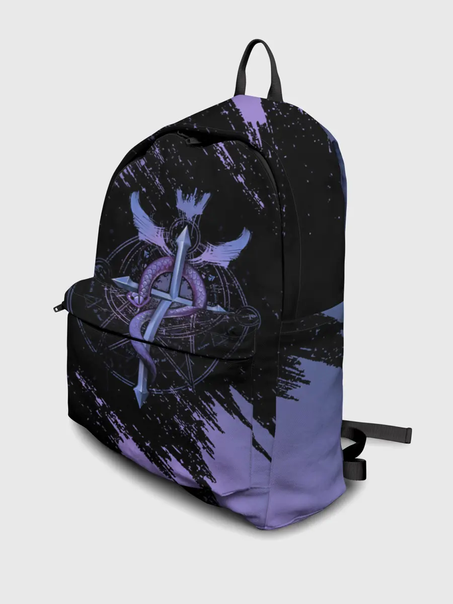 Рюкзак джинсовый / Стальной алхимик | Fullmetal Alchemist