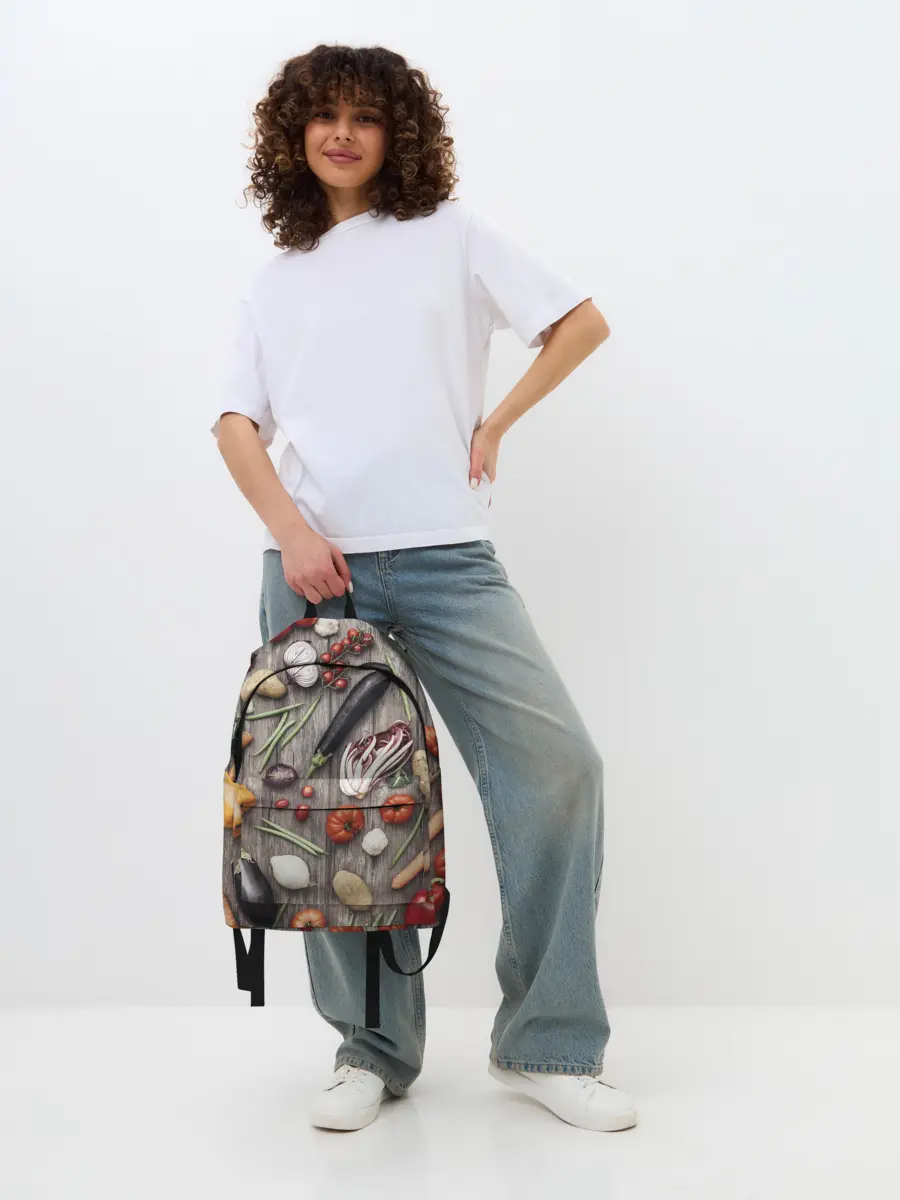 Рюкзак джинсовый / Еда