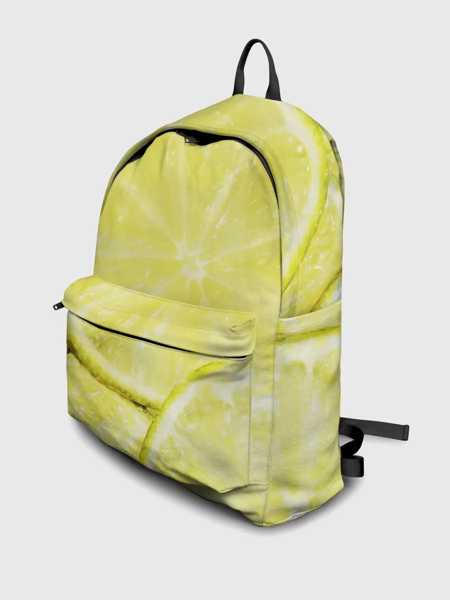 Рюкзак джинсовый / Лайм