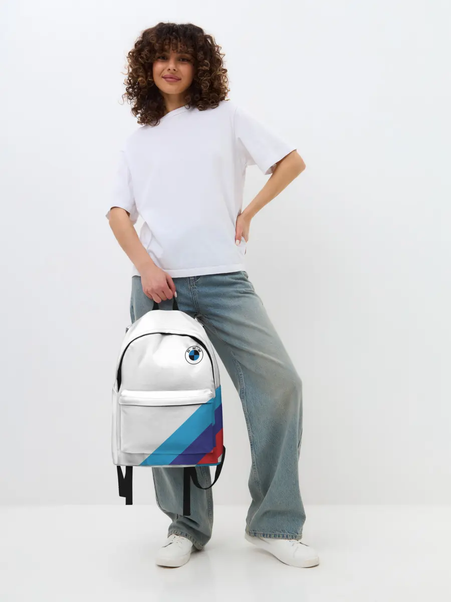 Рюкзак джинсовый / BMW NEW LOGO