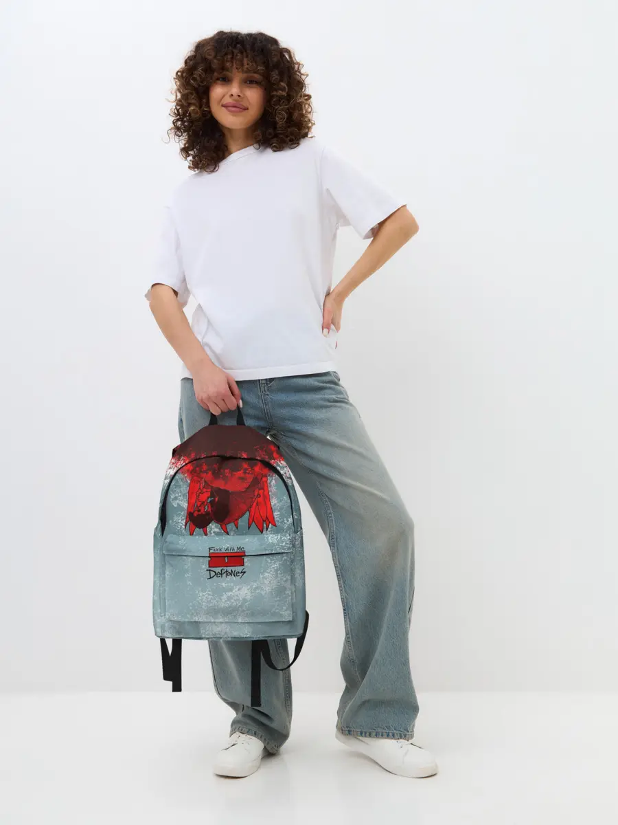 Рюкзак джинсовый / Deftones F*ck with me