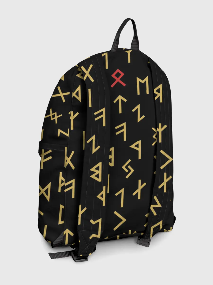 Рюкзак джинсовый / Руны