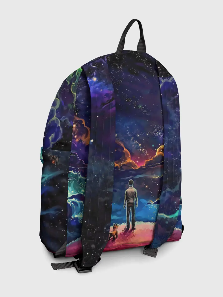 Рюкзак джинсовый / Космос