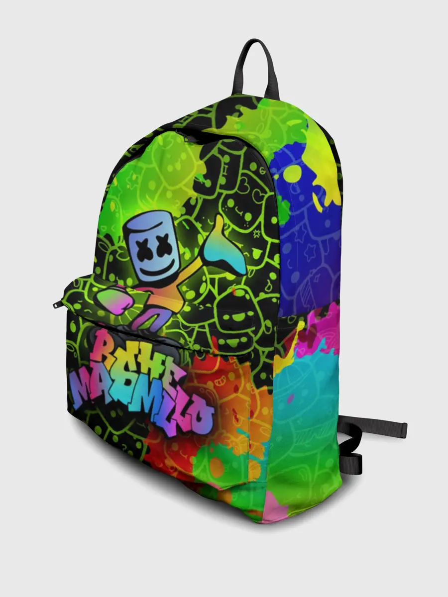 Рюкзак джинсовый / Marshmello