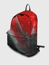 Рюкзак джинсовый / Red & Black