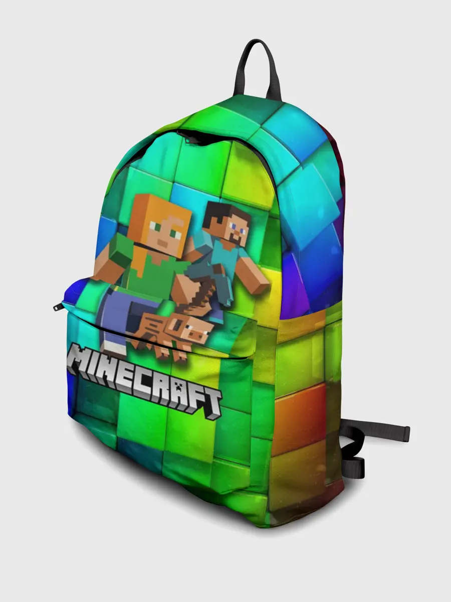 Рюкзак джинсовый / Minecraft / Майнкрафт