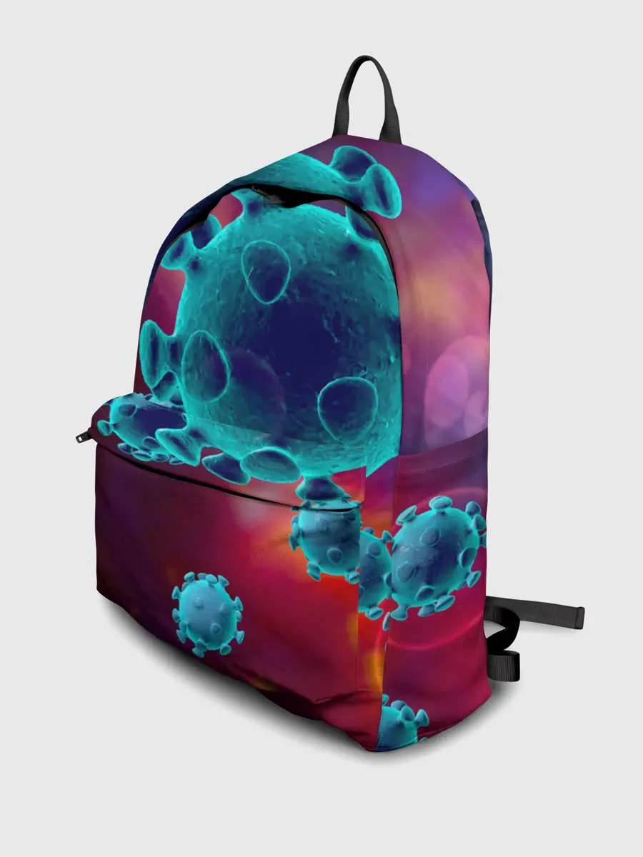 Рюкзак джинсовый / Коронавирус