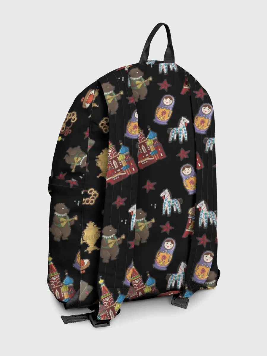 Рюкзак джинсовый / Москва символика