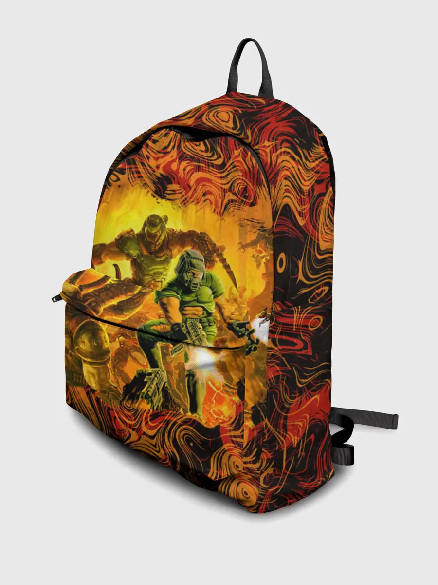 Рюкзак джинсовый / DooM Eternal & 1993