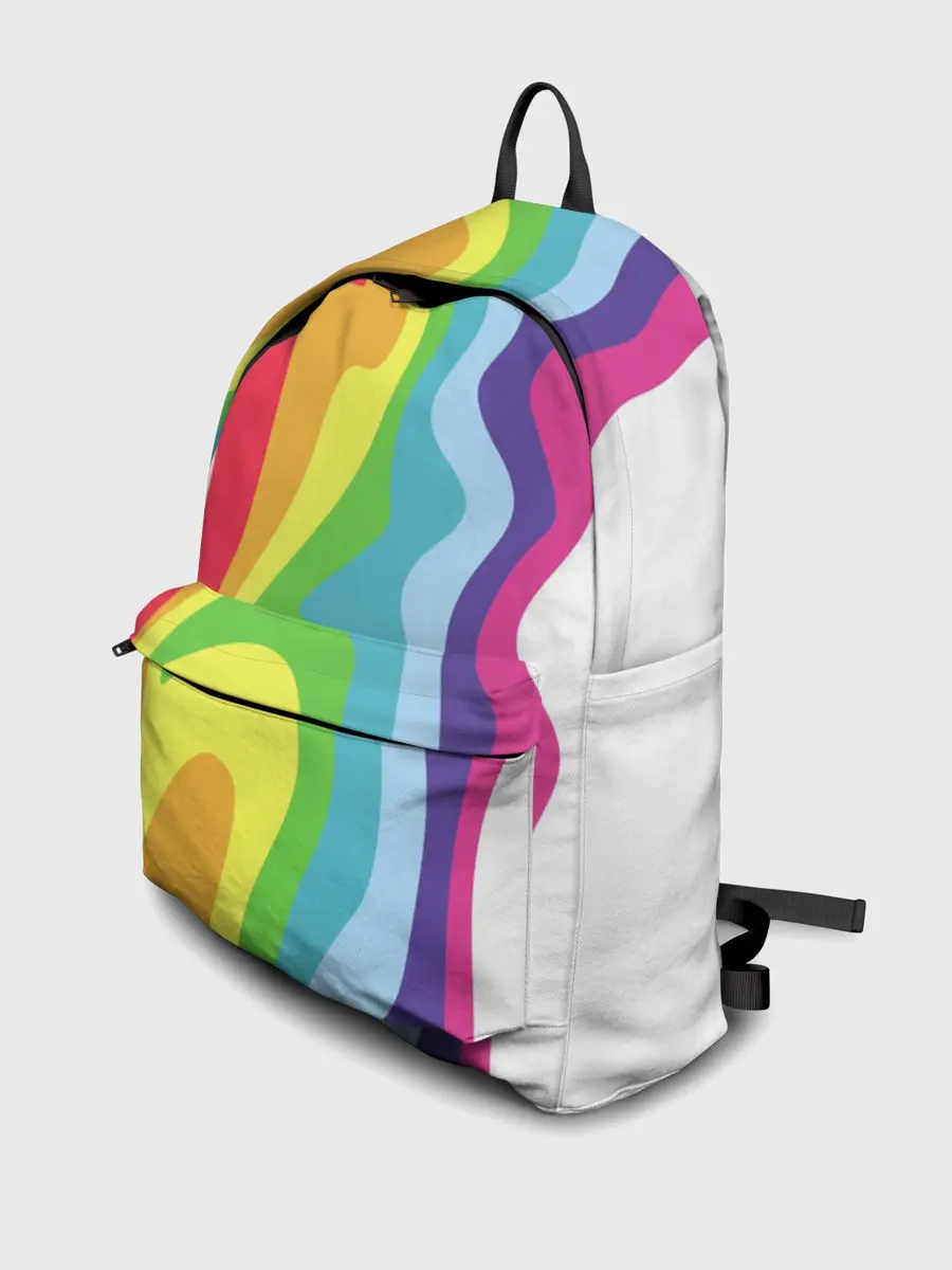 Рюкзак джинсовый / Радуга