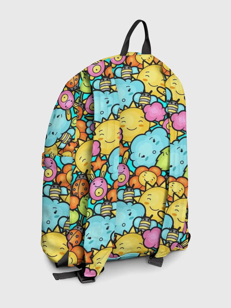 Рюкзак джинсовый / Облачко Солнышко