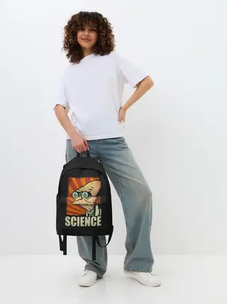 Рюкзак джинсовый / Futurama. Science