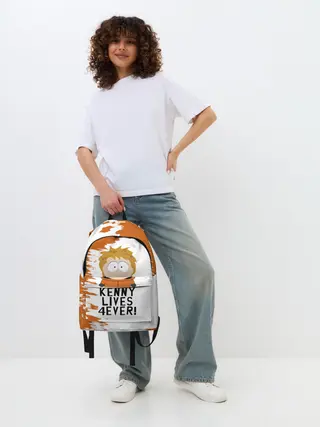 Рюкзак джинсовый / Кенни вечно живой!