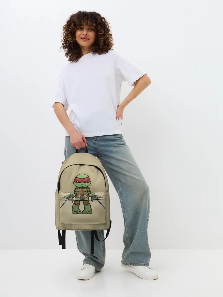 Рюкзак джинсовый / ЧЕРЕПАШКИ - НИНДЗЯ