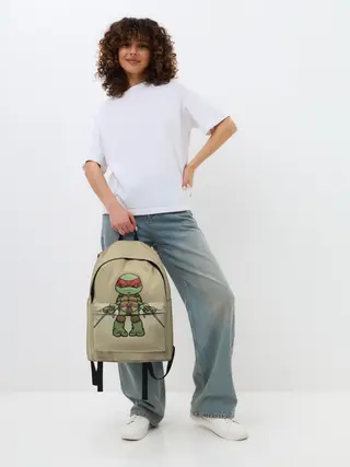 Рюкзак джинсовый / ЧЕРЕПАШКИ - НИНДЗЯ