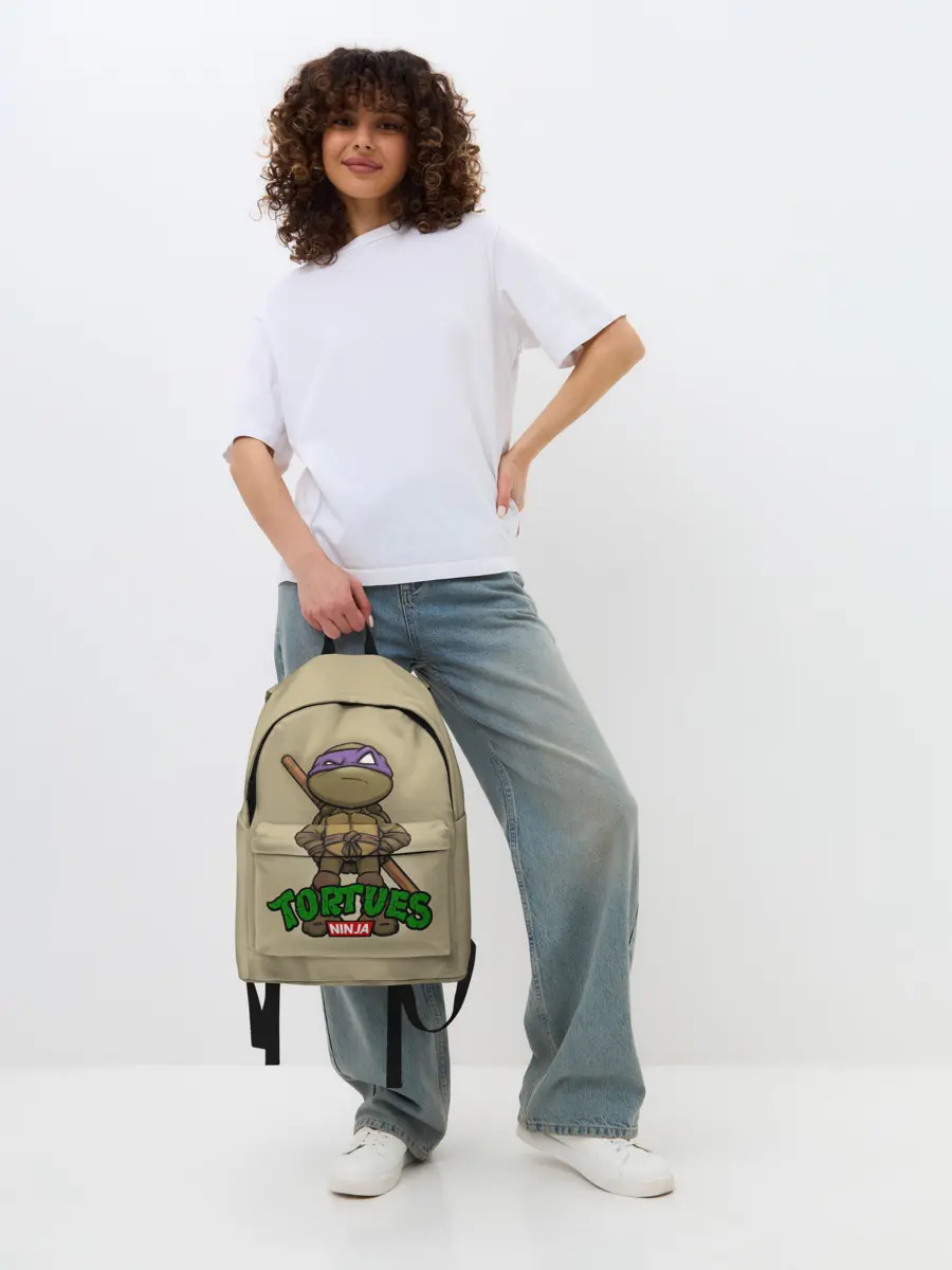 Рюкзак джинсовый / ЧЕРЕПАШКИ - НИНДЗЯ