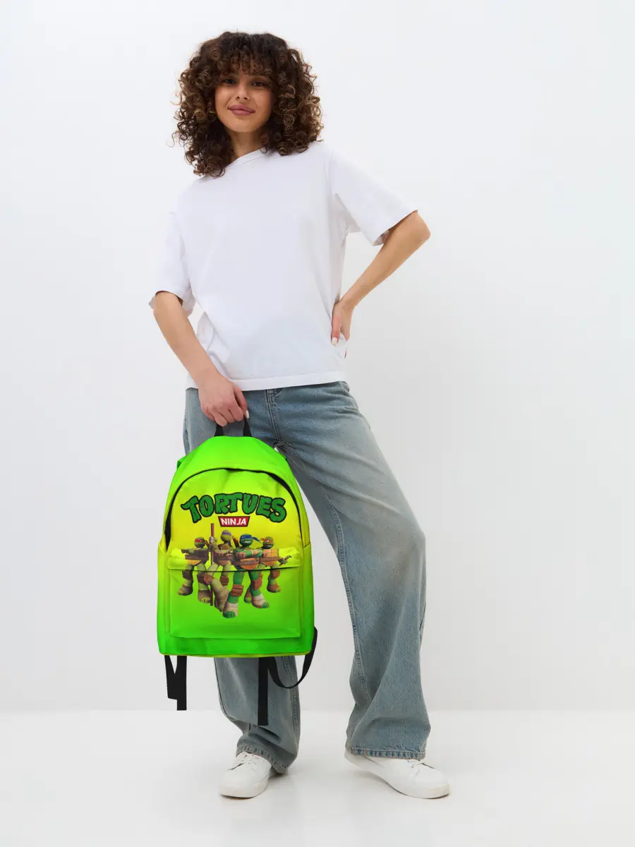 Рюкзак джинсовый / ЧЕРЕПАШКИ - НИНДЗЯ