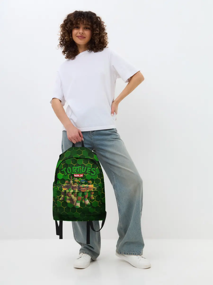 Рюкзак джинсовый / ЧЕРЕПАШКИ - НИНДЗЯ