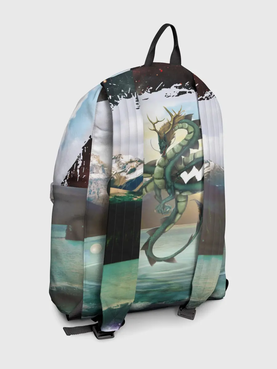 Рюкзак джинсовый / Дракон | Dragon