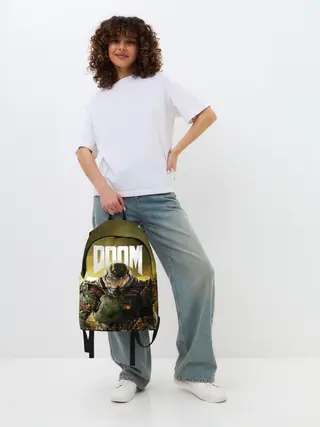 Рюкзак джинсовый / DOOM