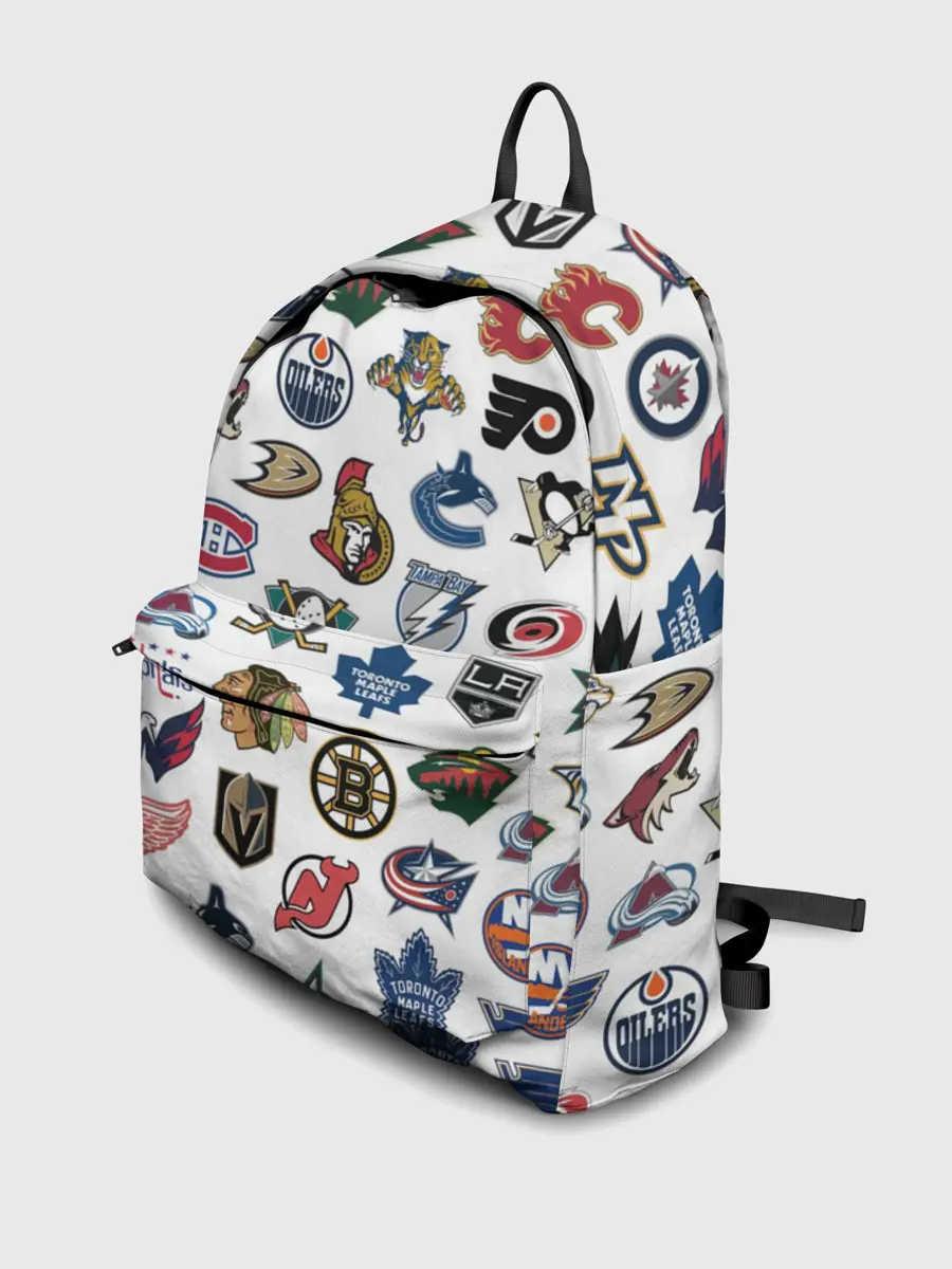 Рюкзак джинсовый / Логотипы НХЛ