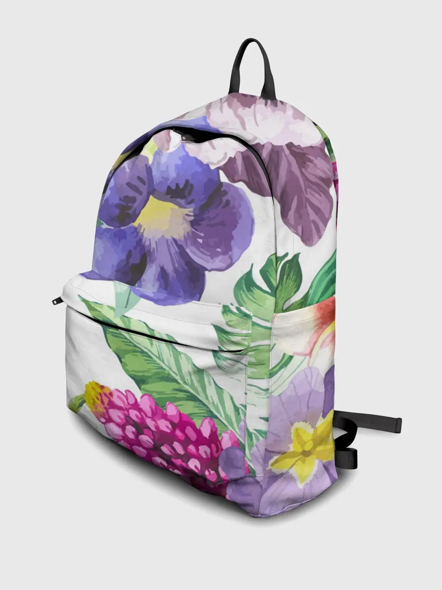 Рюкзак джинсовый / Цветы